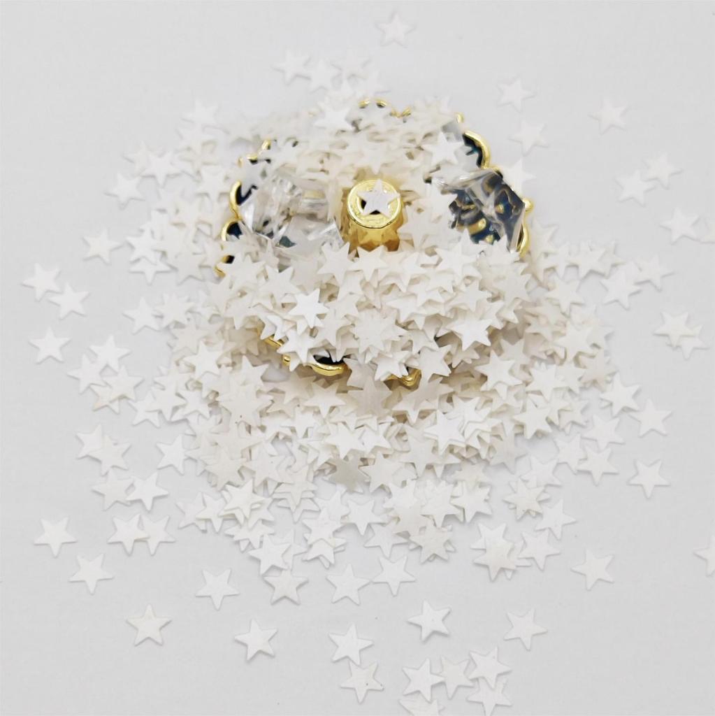 Silver Star Glitter Sequin Eyeshadow: DIY Nail Art & Patch Pentagram 1pc