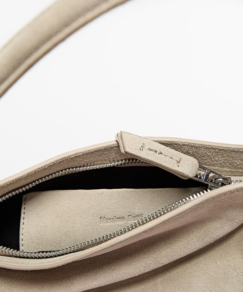 Massimo Dutti Split Suede Shoulder Bag