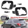 Для Ford Explorer Модель США 2011- Козырек от дождя на зеркало заднего вида Защитная крышка Рамка от дождя Запасная часть зеркала