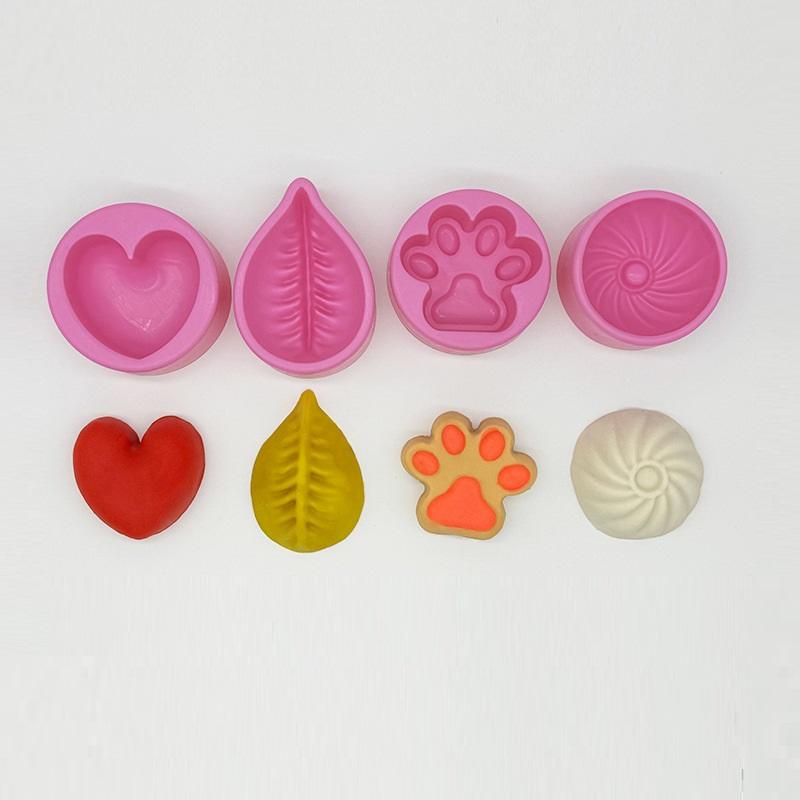 4 шт. штамп для булочек к Празднику середины осени - Традиционная китайская форма для булочек, пресс для пельменей, приспособление для димсамов, пластиковая форма для сяолунбао