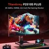 TITAN ARMY P2510S PLUS Плоский 16:9 быстрых игровых мониторов IPS QHD 240 Гц