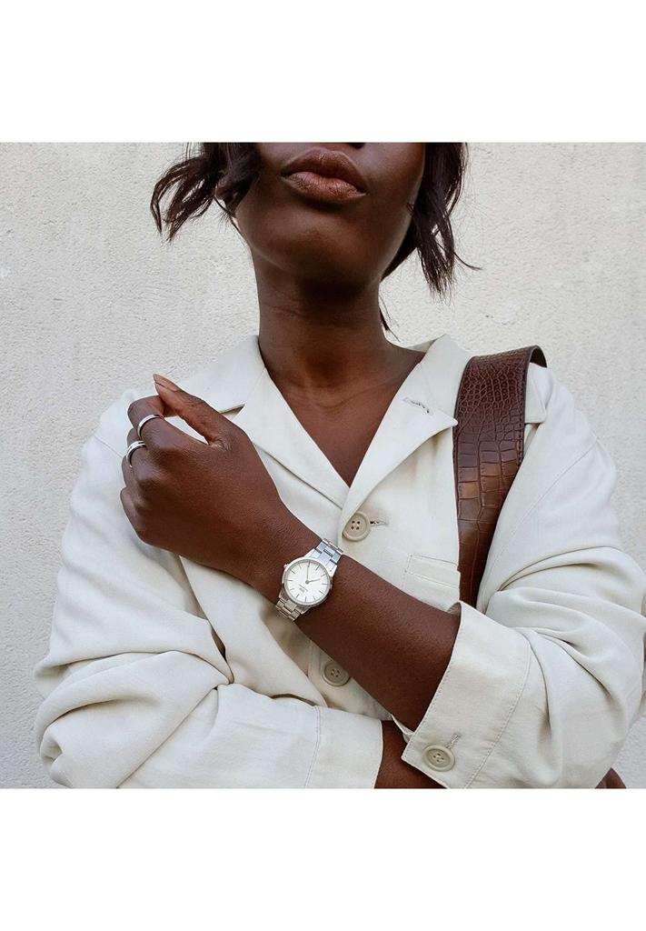 Daniel Wellington Iconic Link 28mm Rose Gold Watch White