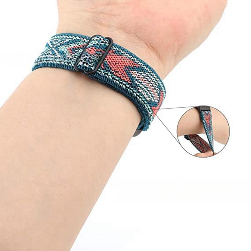 Нейлоновый плетеный ремешок для Huawei Band 9 8, сменный браслет для HuaWey Band9 Band8, дышащие ремешки в богемном стиле