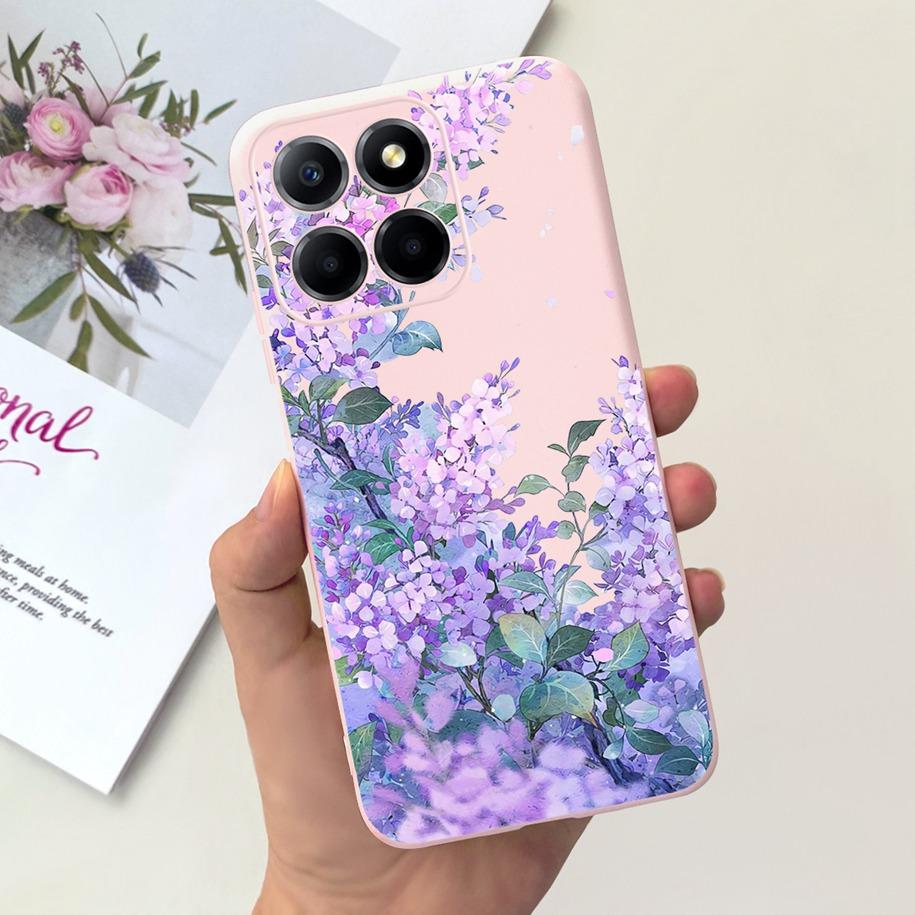 For Cover Honor X8 Phone Case TFY-LX1 TFY-LX2 TFY-LX3 Bumper Popular Flower Cats Soft Cover For Honor 70 Lite X6 X6s X8 5G Funda