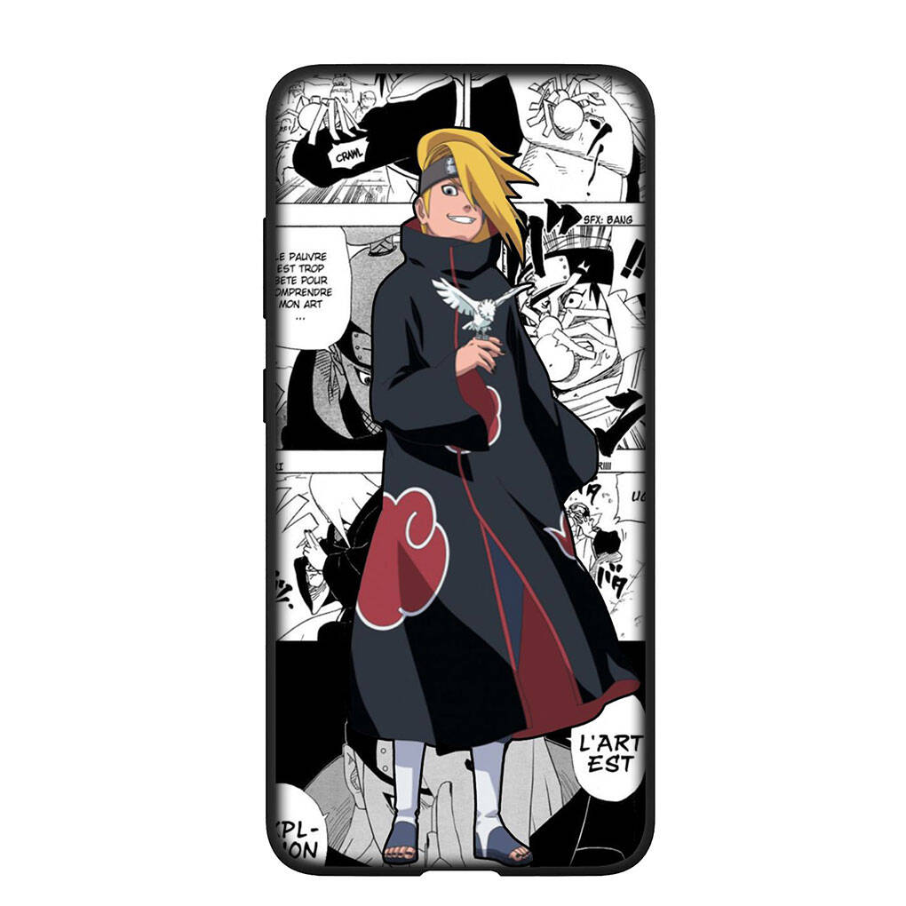 Phone Case for Samsung Galaxy S25 S23 S24 Ultra FE Plus A05 A06 A15 A16 A36 A37 A35 A54 A55 A56 A57 A25 A26 A53 A17 Deidara Silicone Akatsuki Narutos