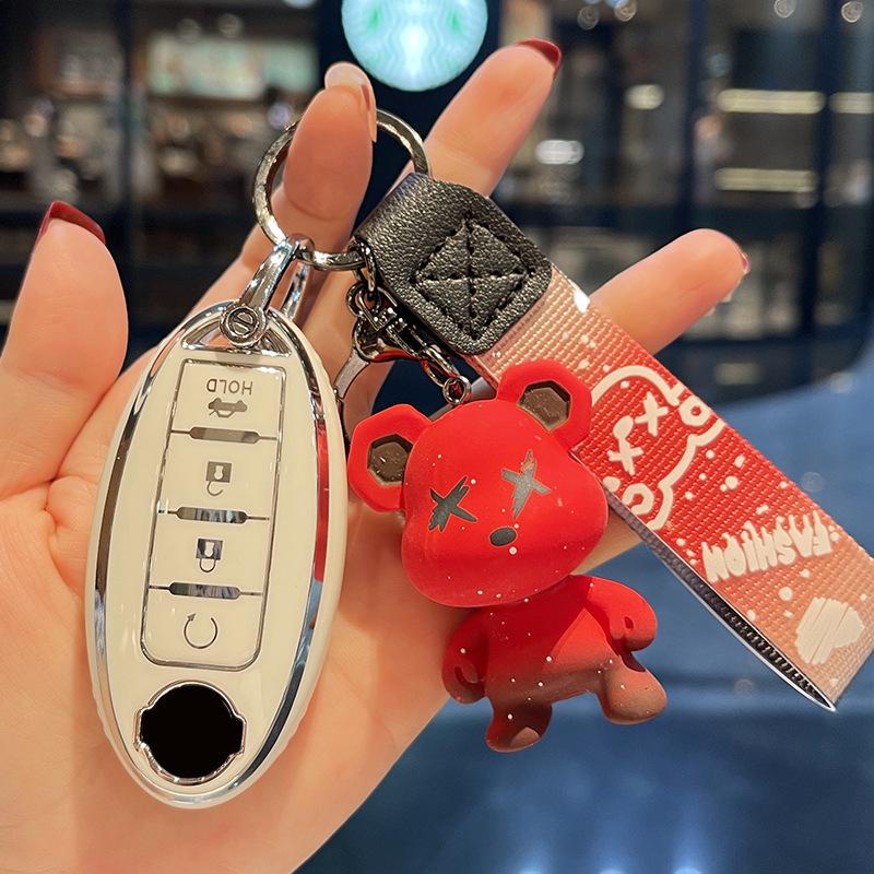 Sylphy Qashqai X-Trail Teana Bluebird Kicks Sunny Женский милый чехол для ключей и пряжка