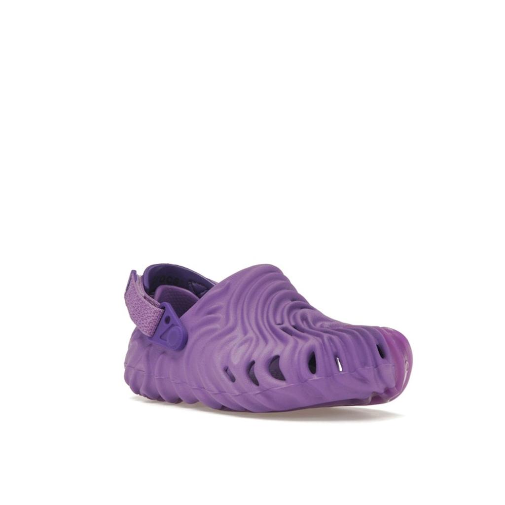 Salehe Bembury x Crocs Pollex Clog Детские Клоги Ежевика Детские Кроссовки Фиолетовый 208600-5AE