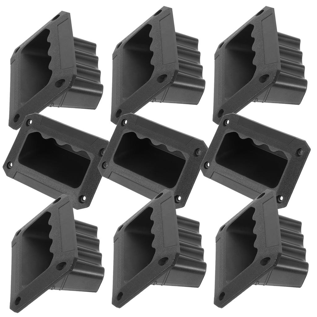 8 шт. Ручка для динамика Прочная Ручка для усилителей саундбара Ручки для кабинета Пластиковая фурнитура для ведра Замена кейса для динамика