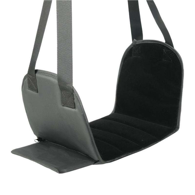 Airline Foot Support Adjustable Strap High Strength Frame Removable Washable Pad