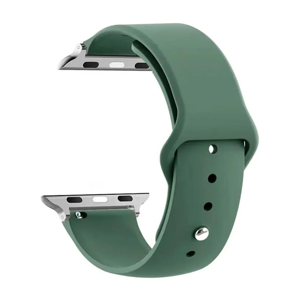 Strap For Apple Watch Bands 40mm 44mm 49mm 45mm 41mm 38mm 42mm Silicone Belt Bracelet iWatch Series Se 9 8 7 6 5 3 Ultra 2 Band