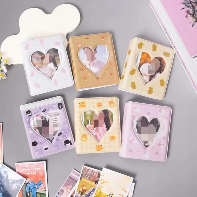 1 шт. Милый медведь 3-дюймовый альбом для открыток с любовью Polaroid альбом для хранения фотографий Kpop альбом для хранения фотографий
