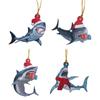 Marine Animal Shark Christmas Ornaments Hangings Christmas Tree Decoration  Kids Gift