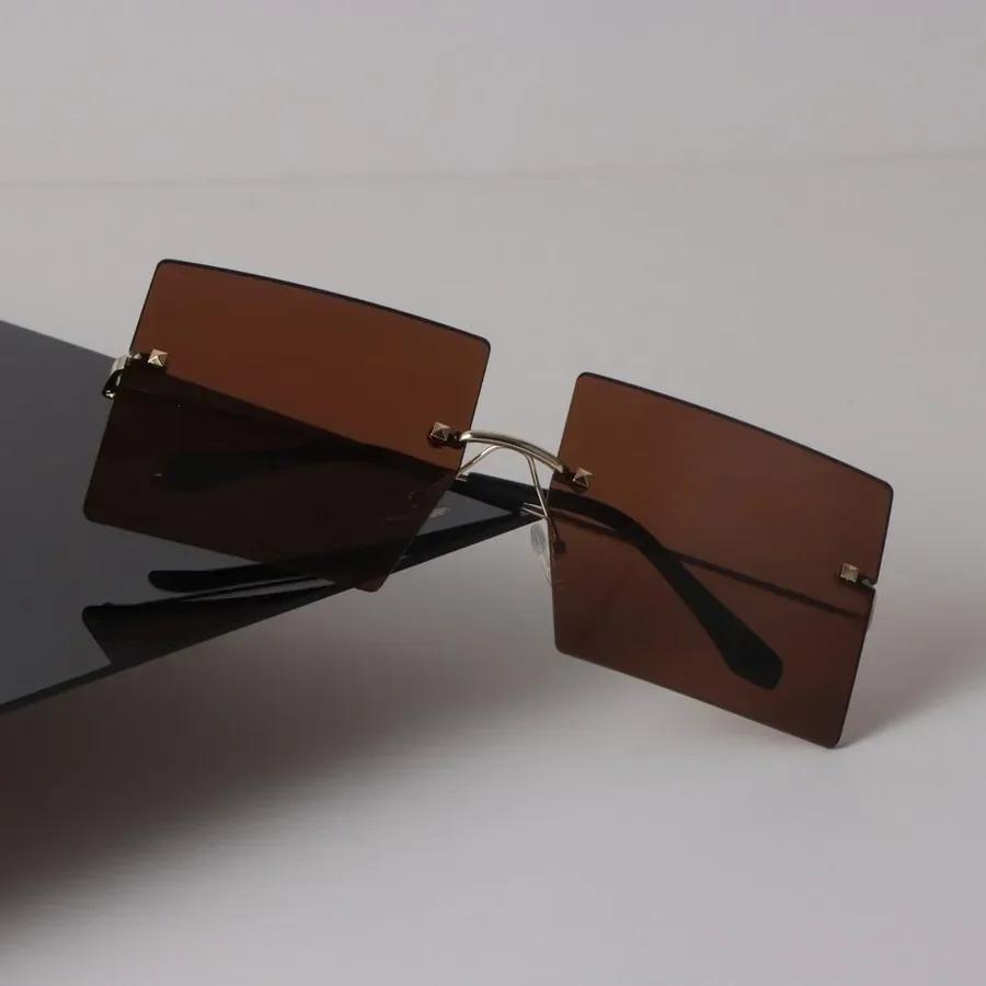 Сексуальные квадратные солнцезащитные очки Женские Мужские Градиентные солнцезащитные очки Крутые дизайнерские очки Роскошные Цветные Большая оправа Бренд