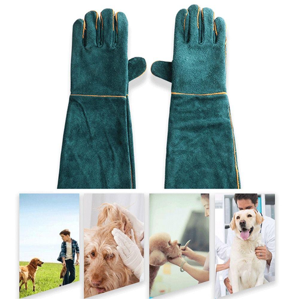 Anti Scratch Pet Anti-Bite Safety Gloves Ultra Long Training Dog Safety Gloves  Bird