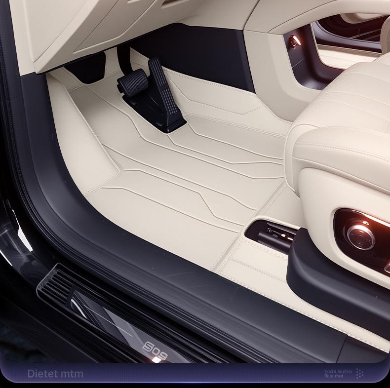 Темно-синие коврики S09 с полным покрытием и коврики в салон автомобиля - 25 стилей с аксессуарами для коврика багажника.