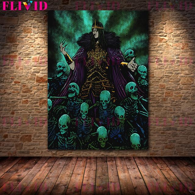 Временные мастера и судьи ада, винтажная настенная живопись на холсте, абстрактное таинственное волшебство, искусство моря