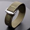 Ribbed Nylon Watch Band 20mm for Omega Diving Watch Strap Folding Buckle Bracelet Loop Military Washable Blet for Men Watchbands