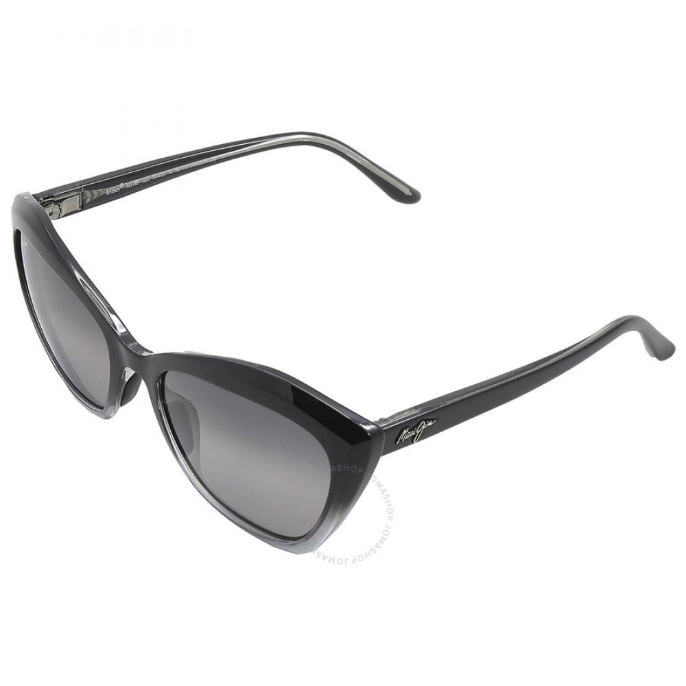Солнцезащитные очки женские Maui Jim Lotus Neutral Grey Butterfly Gs827 02j 56