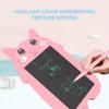 9in LCD Writing Tablet Cartoon Cat Digital Drawing Board with AntiErasing Lock for Children(Blue )