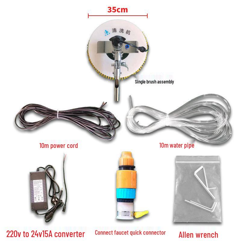 Ручная телескопическая щетка для чистки солнечных панелей