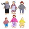 Играйте с собой Счастливая семья Одетая кукла-марионетка Гибкие суставы Кукла Детская игрушка Подарок на день рождения