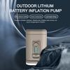 Многофункциональный кемпинговый фонарь 0.5PSI электрический надувной воздушный насос ручной воздушный компрессор 100LM зарядный фонарик 3 освещения