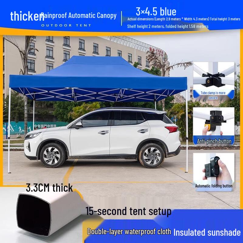 Heavy-Duty Folding Outdoor Pop-Up Canopy