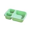 1000ML Lunch Box Portable 3-Compartment Bento Box Reusable Snack Food Container for School