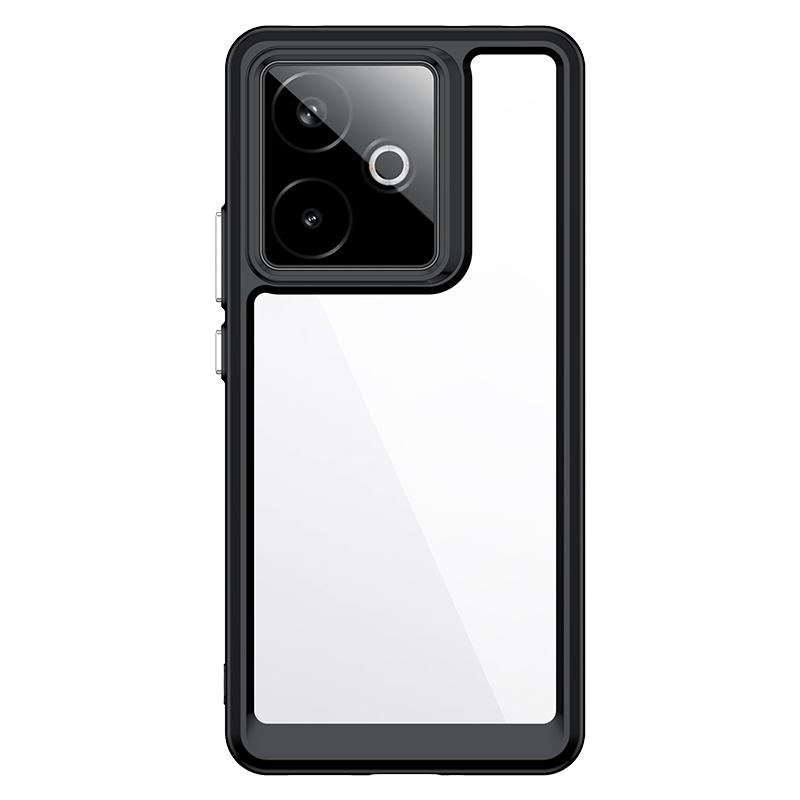 Для Realme GT7 Прозрачный чехол Realme GT 7 7T Чехол Coque Funda Жесткий Полупрозрачный Мягкий край Ударопрочный Бампер для телефона Realme GT 7