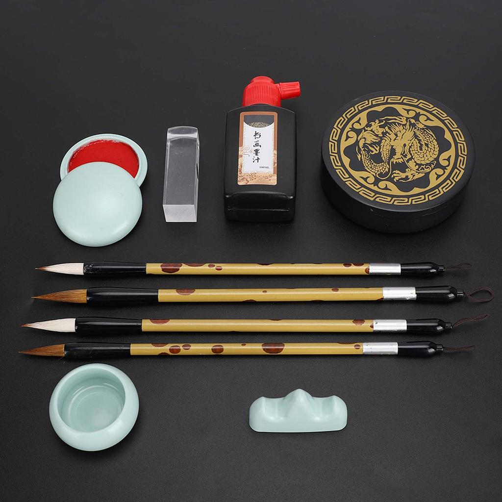 Набор кистей для каллиграфии, кисти для многократного использования, практика для студентов, начинающих, практическая версия