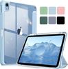 Crystal Hard Pc Leather Case for IPad Case 9th 10th Generation Pro 11 12.9 Cover Clear Pencil Holder Cover for IPad Air 5 4 10.2 IPad Mini 6 Case