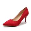 New Large Size Stiletto Pumps Women's Suede High Heels Size35-43