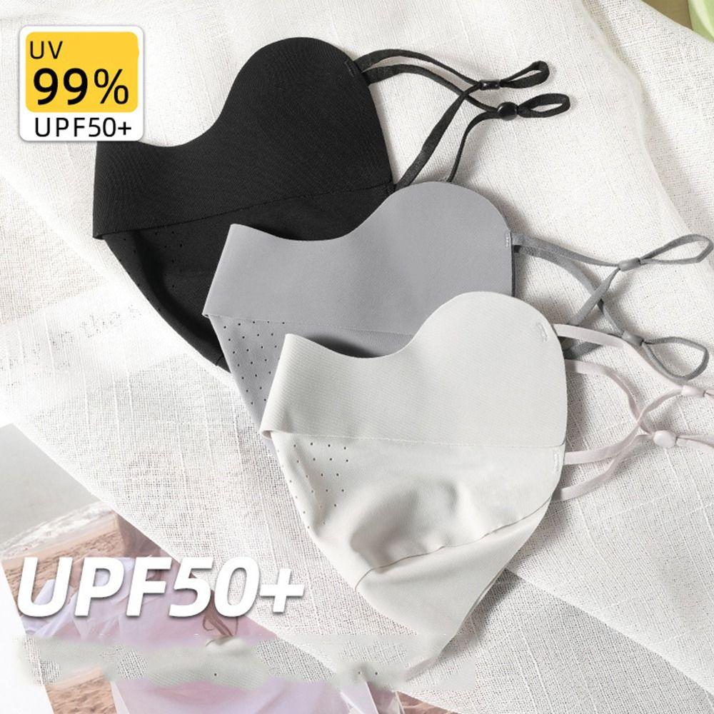 Летняя солнцезащитная маска для лица, маска для лица Джини, эластичная маска для лица для женщин/девочек
