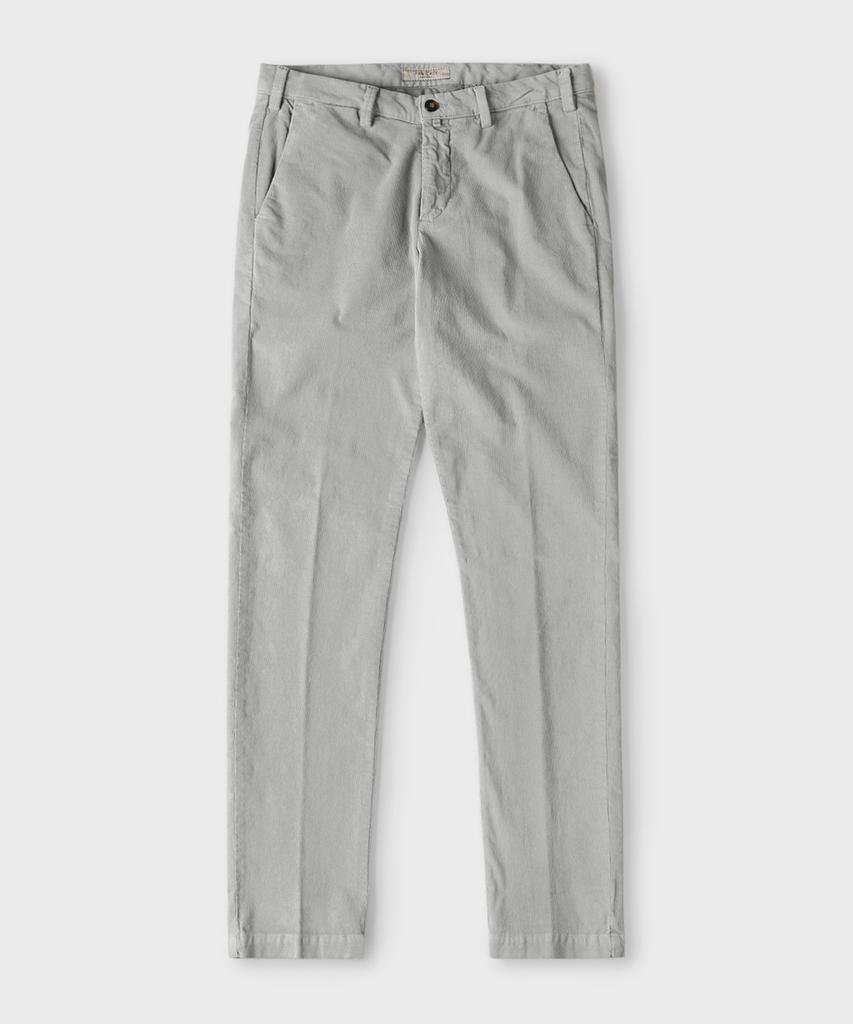 PANICALE Grey Regular Fit Small Corduroy Pants