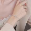 S999 Полный серебряный браслет Девушка Милый и элегантный галстук-бабочка Браслет из чистого серебра Браслет Мода
