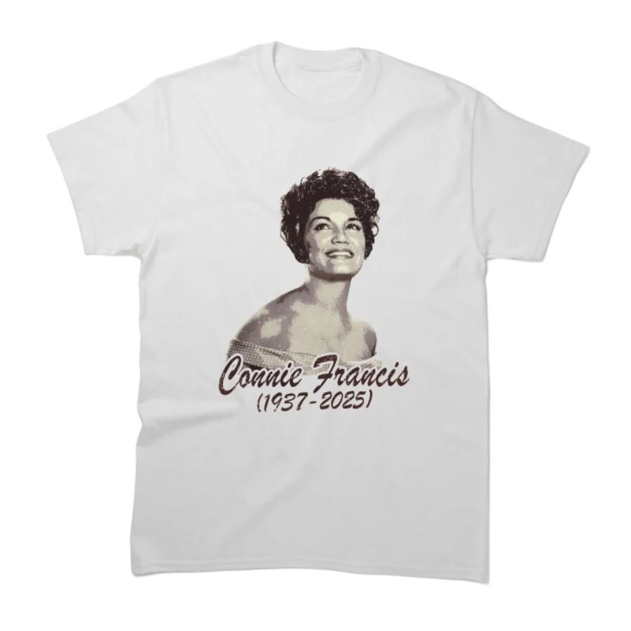 Connie Francis Memories RIP 2025 T-shirt Unisex T-Shirt
