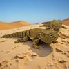 3D Printed Lizard Figurine Movable Joints Lizard Figure Articulated Animal Model Fidget Toy Home Office Desktop Decoration Ornament