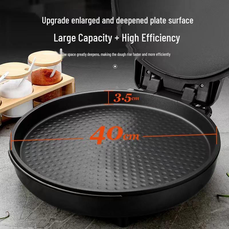 Large Multifunctional Double-Sided Electric Griddle with Deepened Design