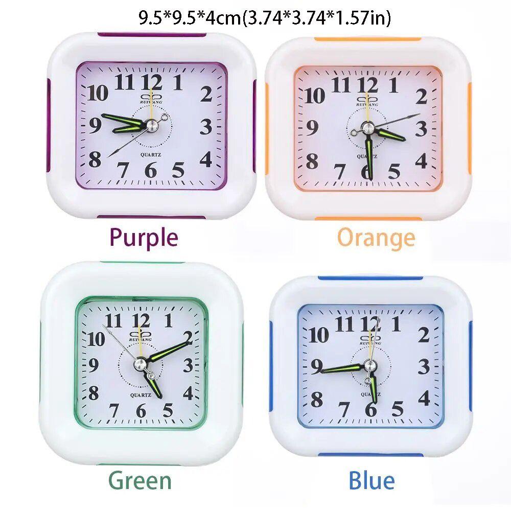 Cute Small Table Clock Simple Bedside Clock Creative Lazy Alarm Clock Students