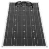 100W Semi Flexible Solar Panel Portable Monocrystalline Charging Board for Outdoor RV Boat