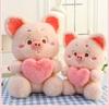 Милая плюшевая игрушка-свинка, мягкая кукла для детей, подушка для дивана, декор, розовая, 35 см