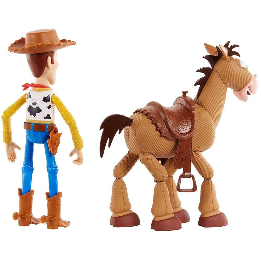 Mattel Набор «Приключения Вуди и Булзая» из мультфильма Disney Pixar «История игрушек 4», 17 см. Подарок для мальчиков и девочек