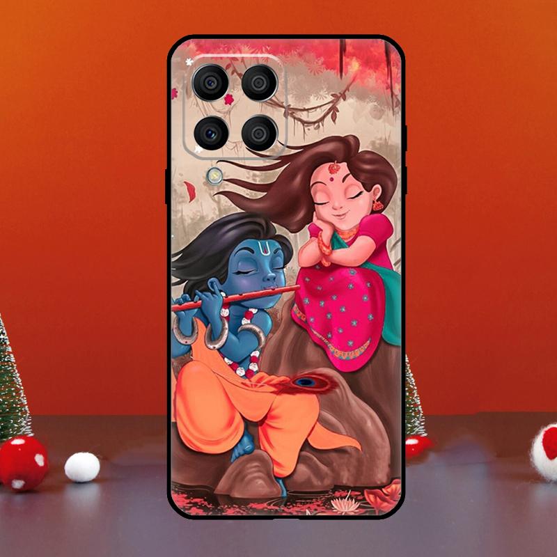 Lord Krishna Radha For Samsung Galaxy M33 M13 M35 M53 M11 M21 M31 M55 M15 M14 M34 M54 M12 M32 M52 M06 M16 Case