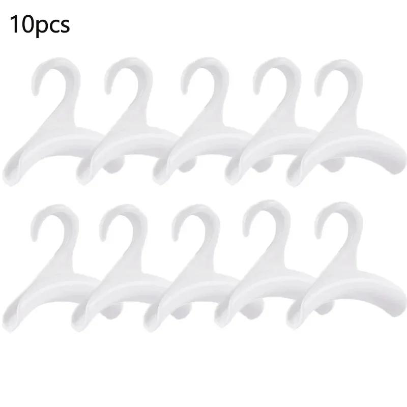 10PCS Durable Bag Rack Holder Home Closet Hat Silk Scarf Shawls Purse Handbag Storage Arched Hanger Hook Wall Storage Hangers
