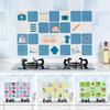 High Temperature And Oil Resistant Kitchen Cartoon Tile Wall Sticker Waterproof