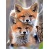 Diamond Painting Full Round  Fox Animal 5d Diamond Embroidery Cross Stitch Diy Kits Home Decor 40x50cm