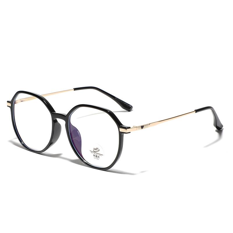 Очки Polygon Large Frame Flat Glasses Ladies Sweet Frames Flat Glasses Men