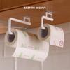 Kitchen Paper Roll Holder Towel Hanger Rack Bar Cabinet Rag Hanging Holder Bathroom Organizer Shelf Toilet Paper Holder for Home