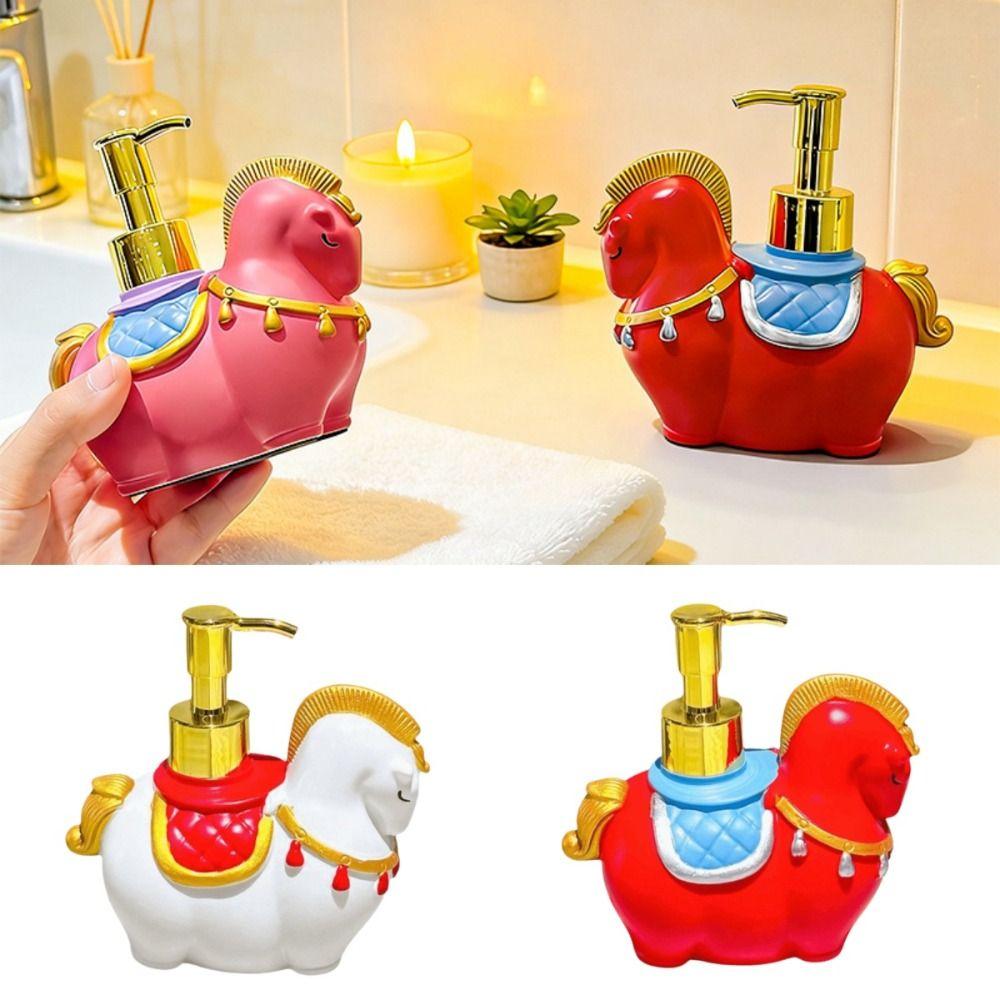 Press Bottle Cartoon Hand Sanitizer Bottle Animal Model Shampoo Soap Dispenser Toilet