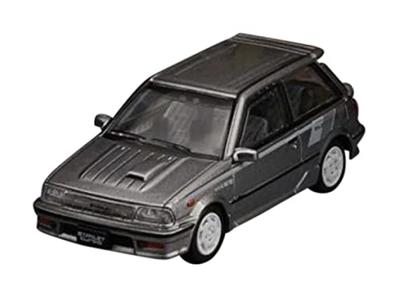 BM CREATIONS Масштаб Toyota Starlet Turbo S 1998 EP71 Серебристый Готовое изделие 64B0256 1/64 (Правый руль)